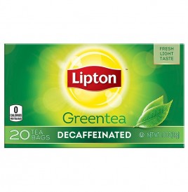 Lipton Green Tea Decaffeinated  Box  20 pcs